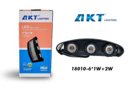 AKT LED墙壁灯 – 型号18018 – 6×1W+2W – 室内外壁灯 (IP65)