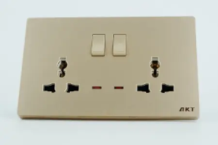 AKT 13A*2 Switched Socket via Indicator