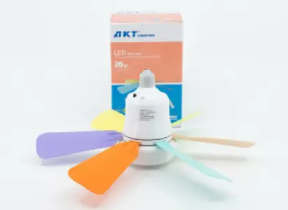 Ventilateur Plafonnier LED AKT 20W – 1100Lm 16,5 Pouces (Modèle NH-CP081)