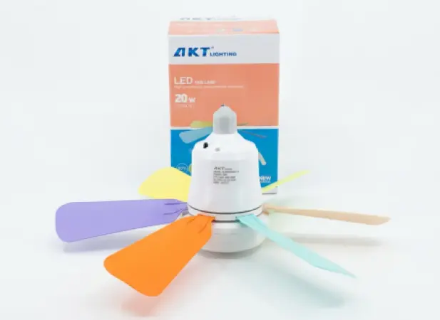 Ventilateur Plafonnier LED AKT 20W – 1100Lm 16,5 Pouces (Modèle NH-CP081)