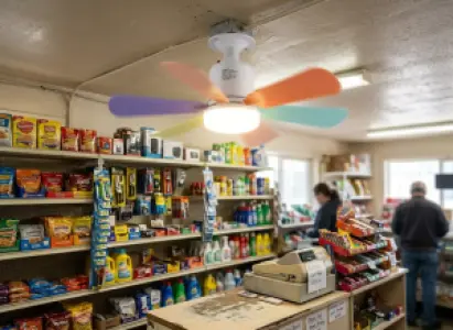 Ventilateur Plafonnier LED AKT 20W – 1100Lm 16,5 Pouces (Modèle NH-CP081)