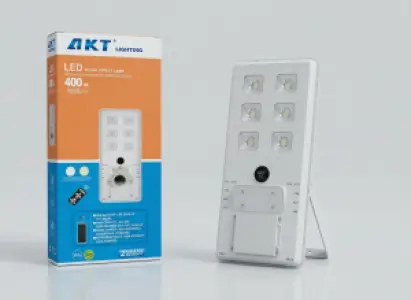 Lampadaire Solaire LED AKT 400W – 4800Lm (Modèle AKT-LD21006-6T-400W)
