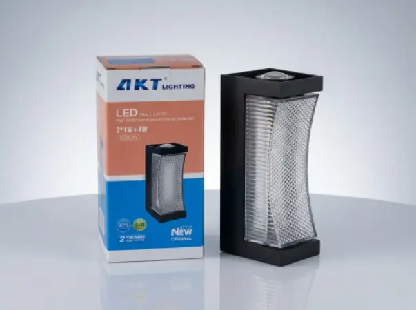 AKT LED Wall Light – Model 18014-2x1W+4W, 3000K, 600LM, IP65