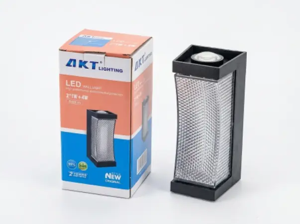 AKT LED Wall Light – Model 18014-2x1W+4W, 3000K, 600LM, IP65