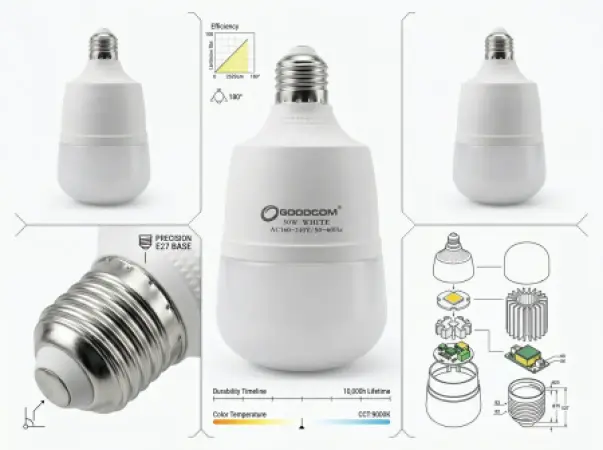GOODCOM 30W LED节能灯泡 E27接口 2520流明