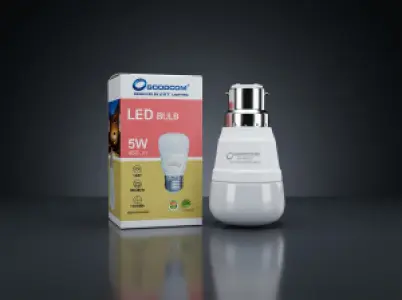 GOODCOM 5W LED灯泡 B22接口 450流明 节能照明灯 - QP5069