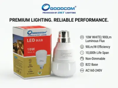 GOODCOM 10W B22 LED灯泡 900流明节能照明