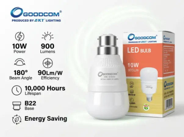 GOODCOM 10W LED Bulb B22 – 900 Lumens Energy Saving Light