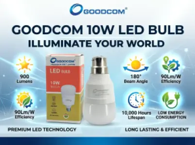 GOODCOM 10W LED Bulb B22 – 900 Lumens Energy Saving Light