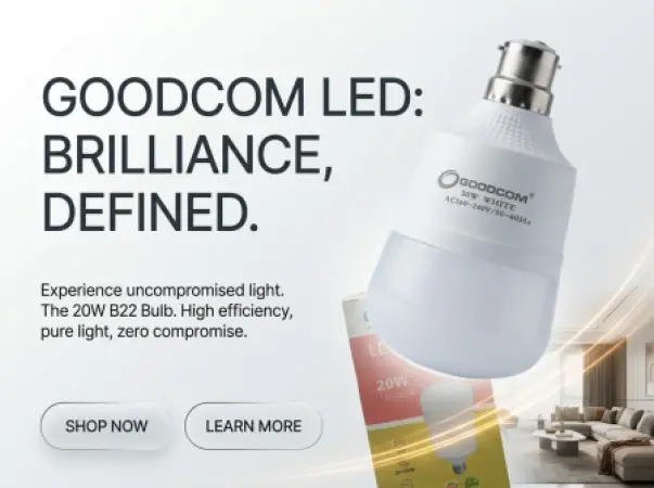 Ampoule LED GOODCOM 20W B22 – 1800 Lumens Économie d'Énergie