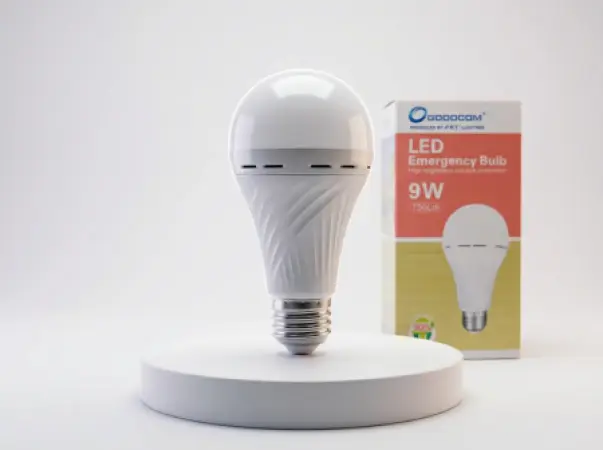 GOODCOM 9W LED应急灯泡 E27 – 750流明可充电备用照明