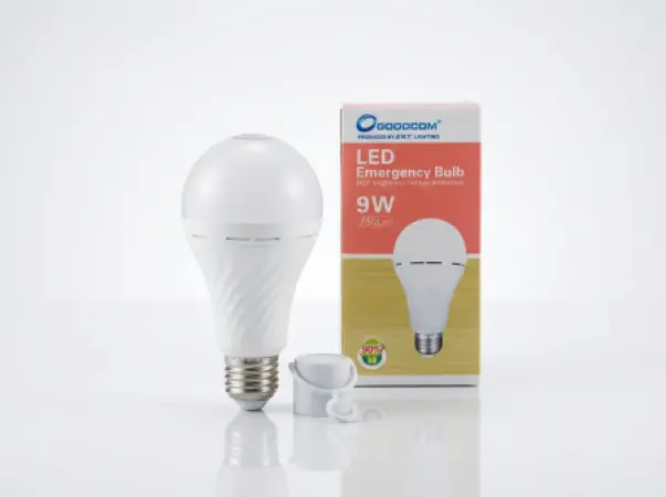 Ampoule LED d'Urgence GOODCOM 9W E27 – 750 Lumens Rechargeable