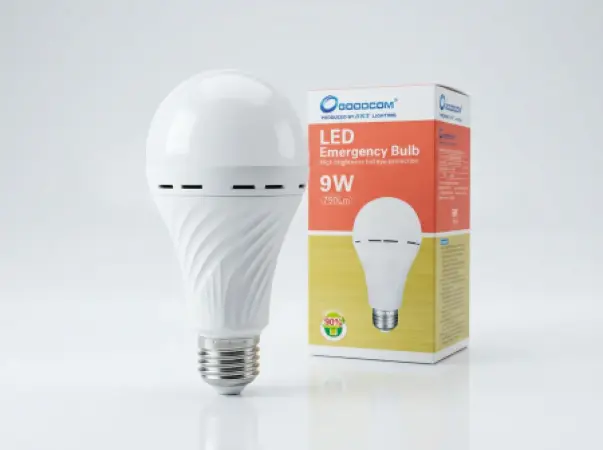 GOODCOM 9W LED Emergency Bulb E27 – 750 Lumens Rechargeable Backup Light