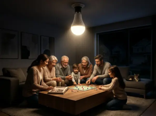 GOODCOM 12W B22 LED应急灯泡 – 850流明 可充电应急照明