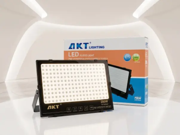 AKT LED Flood Light 200W (Black Housing) – Model AKT-TGD12017-200W