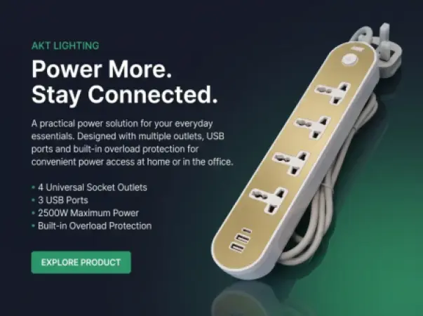 AKT-SP513U Power Extension Socket