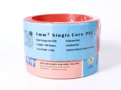 AKT 1mm Copper Wire Nigeria - Buy Single Core PVC Cable 100m